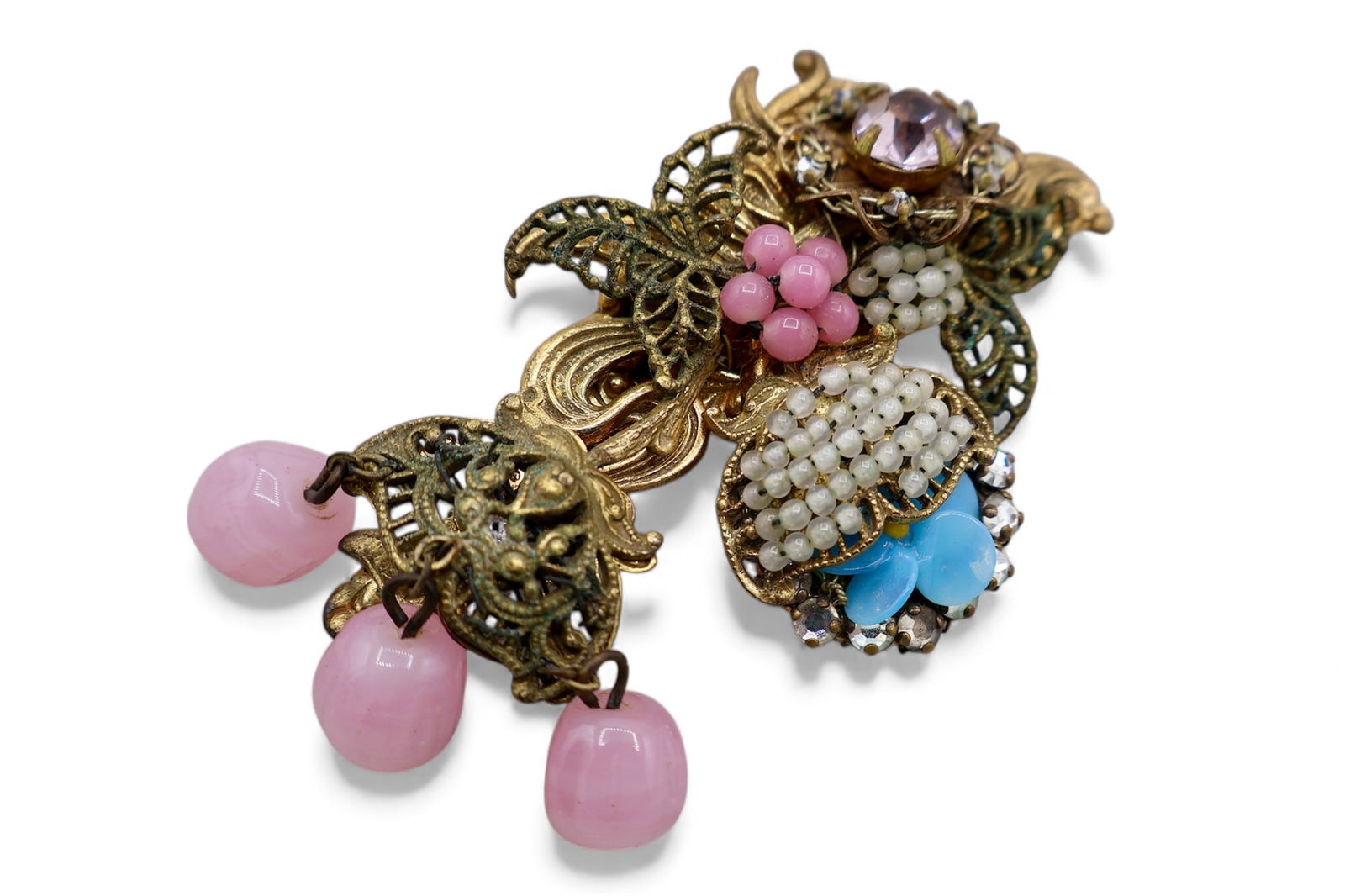 A Vintage Signed Miriam Haskell Brooch (1 of 4)