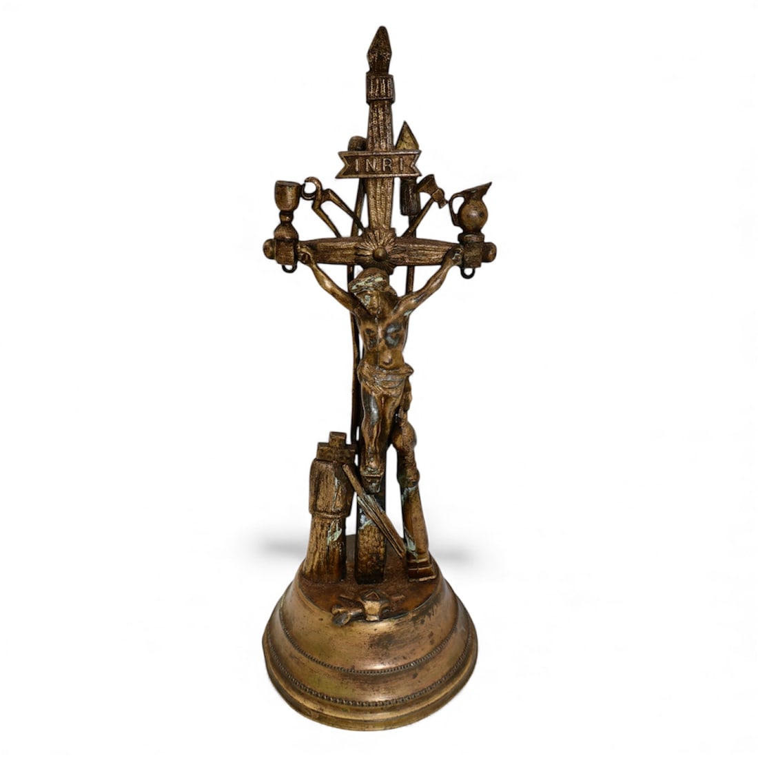 Early 1900’s French Baroque Style Standing Altar Crucifix (1 of 9)