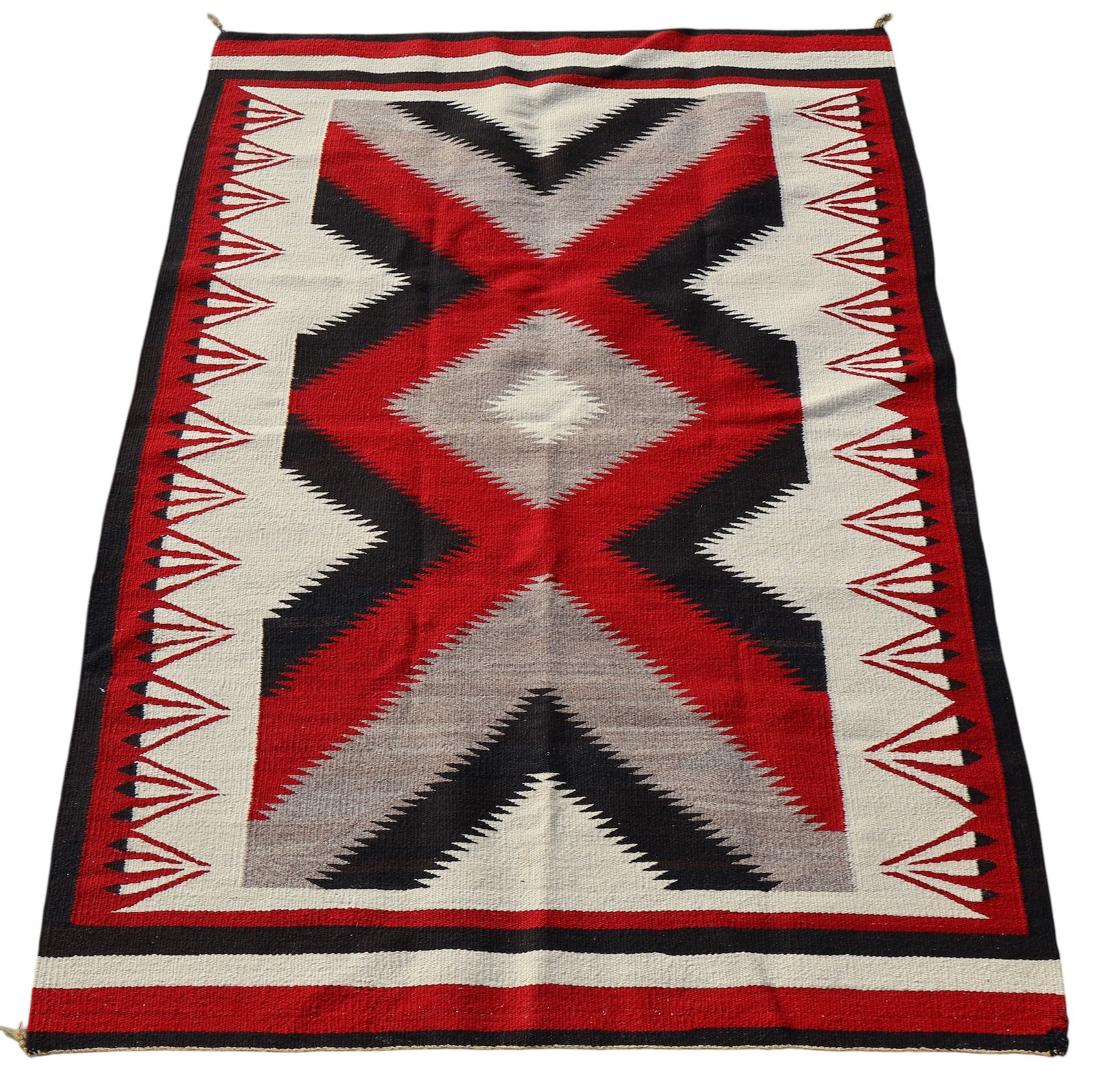 Amazing Early Navajo Weaving Klagetoh or Ganado Rug (1 of 7)