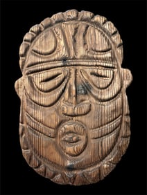 WITCO Carved Tiki Bar Mask