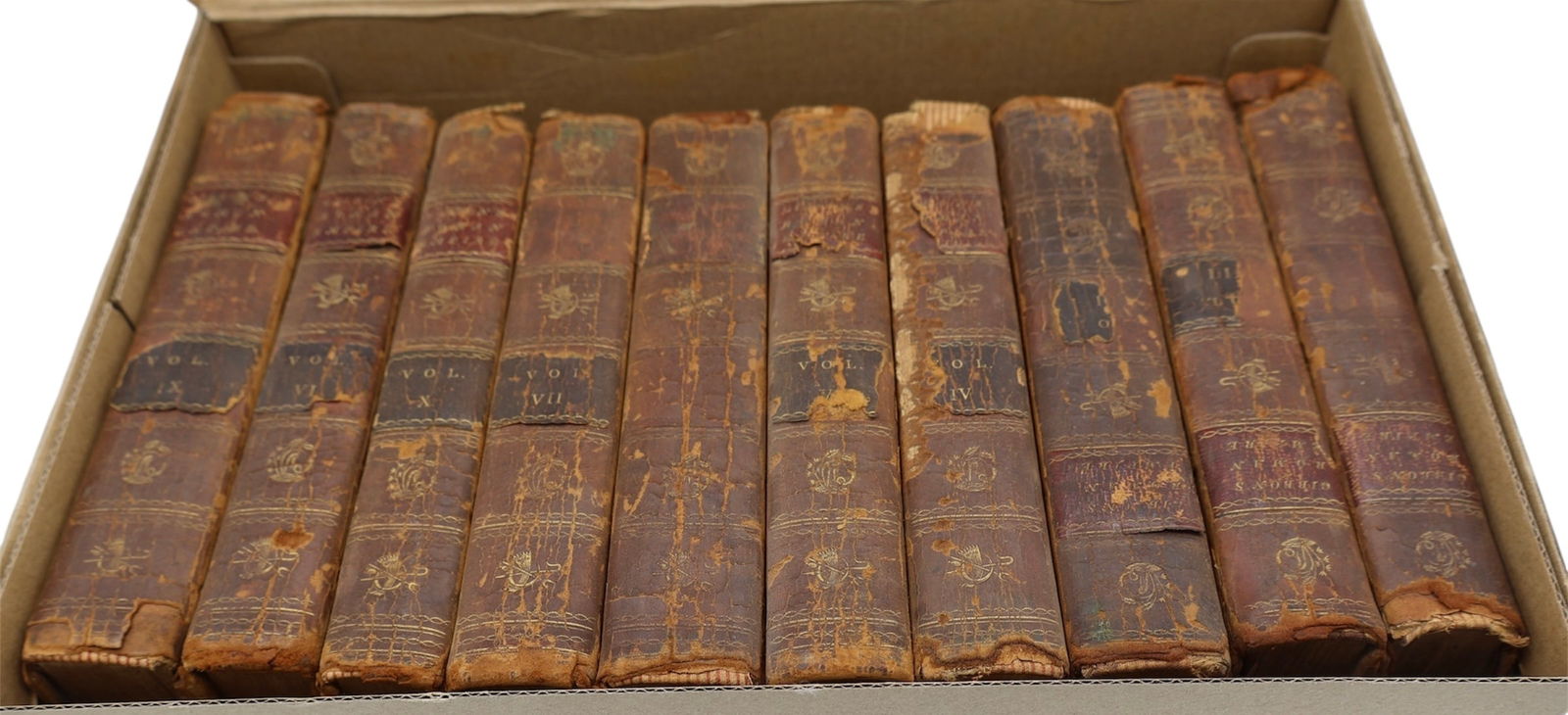 10 Antiquarian Rome History Books from the Gibbon Series (1 of 7)