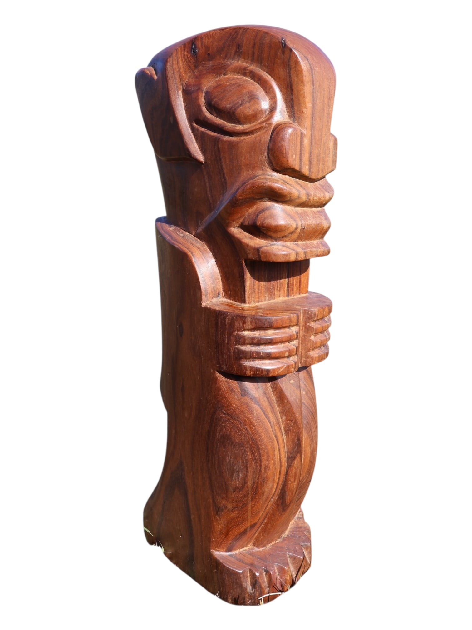 An Extra Large Sized Tangaroa Tiki Carved Figure (1 of 7)