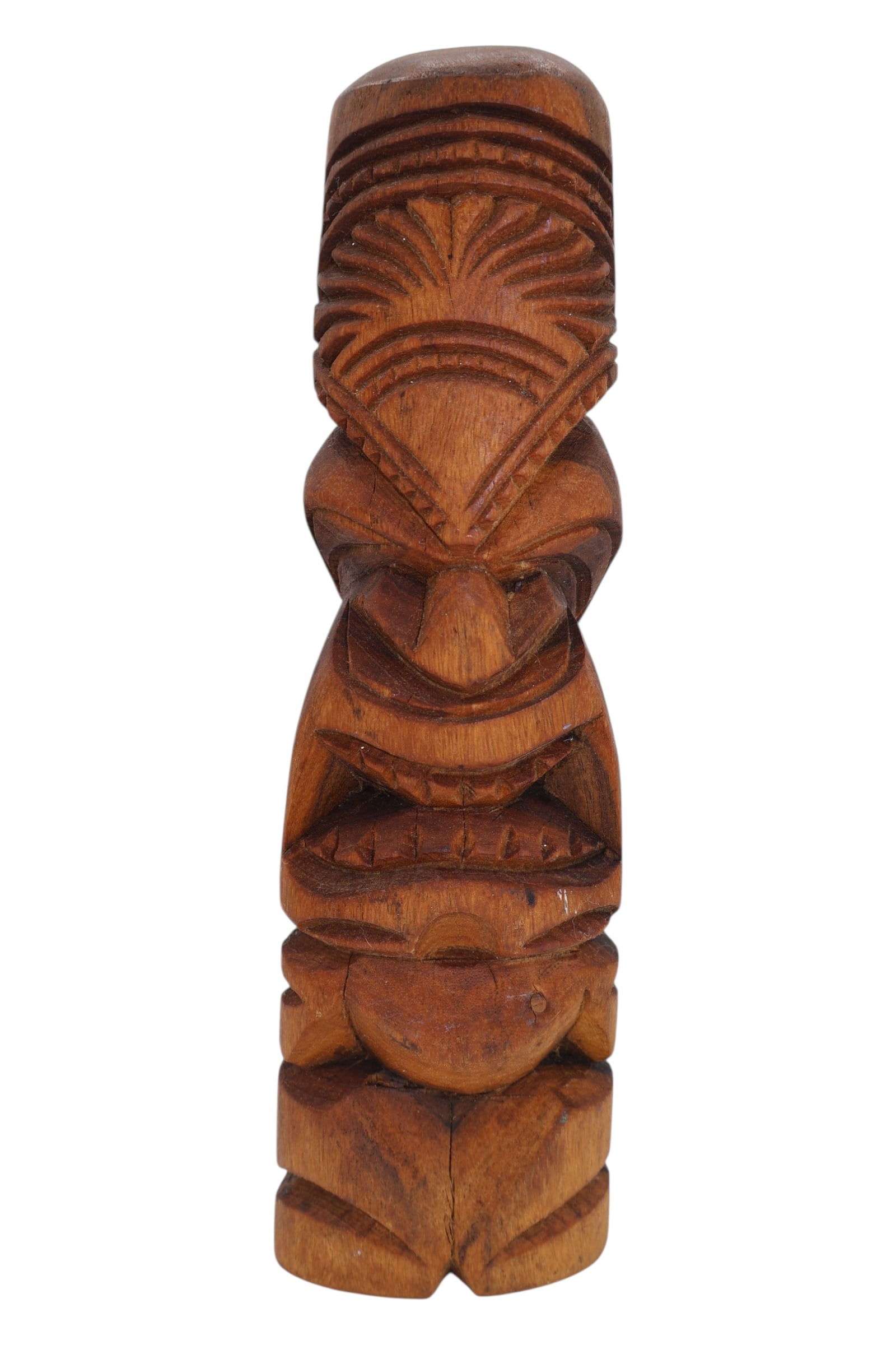 A Vintage Hawaii Carved Tiki Totem Figure (1 of 7)