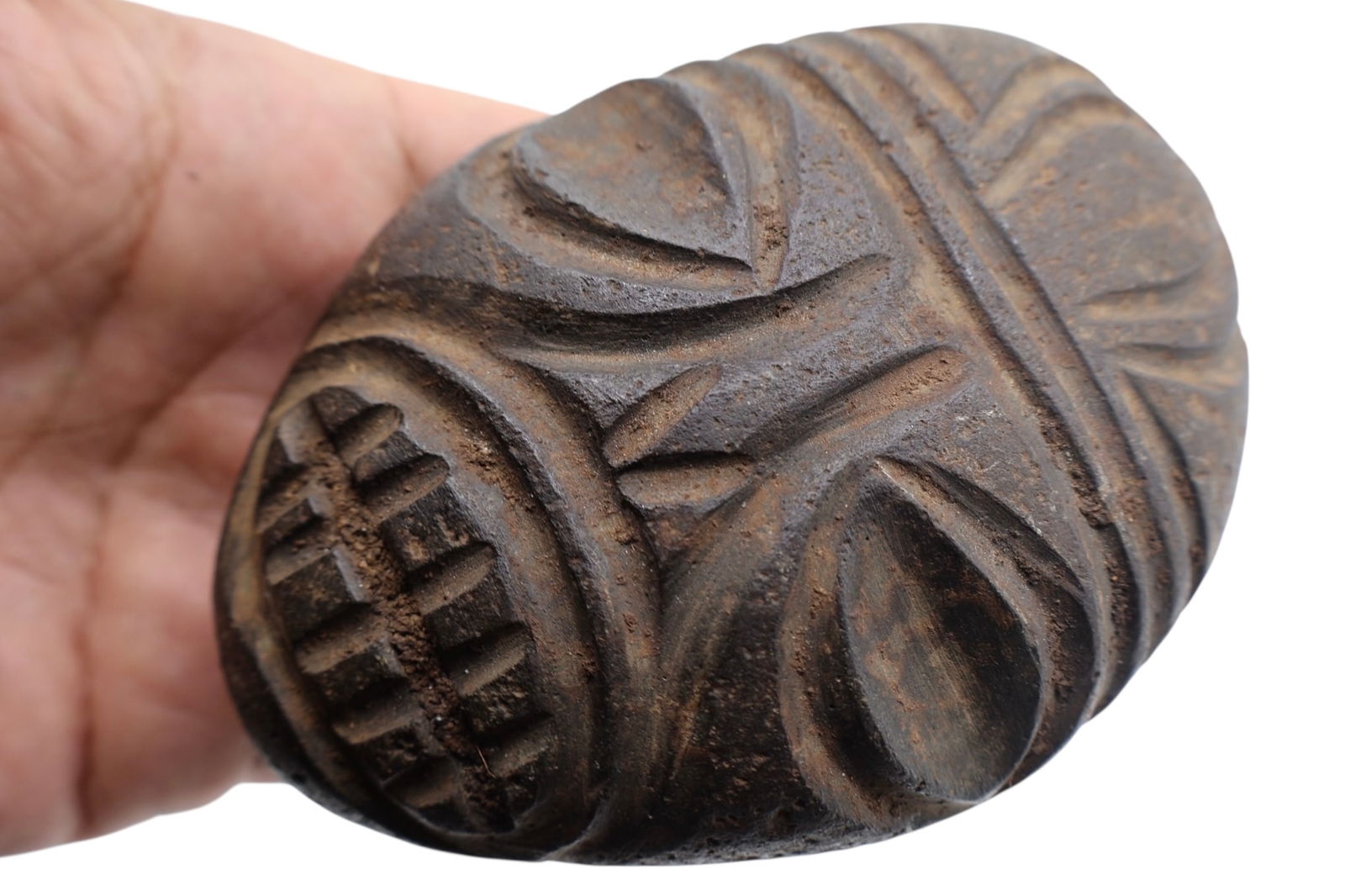 A Pre Columbian Carved Stone Face (1 of 8)