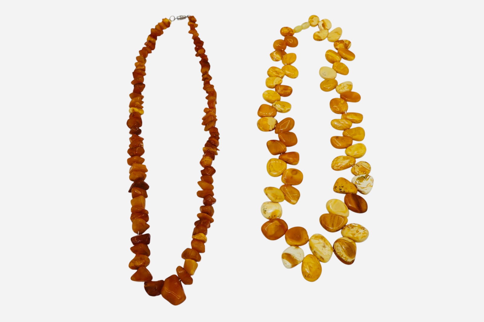 A Pair of Vintage Amber Necklaces (1 of 6)