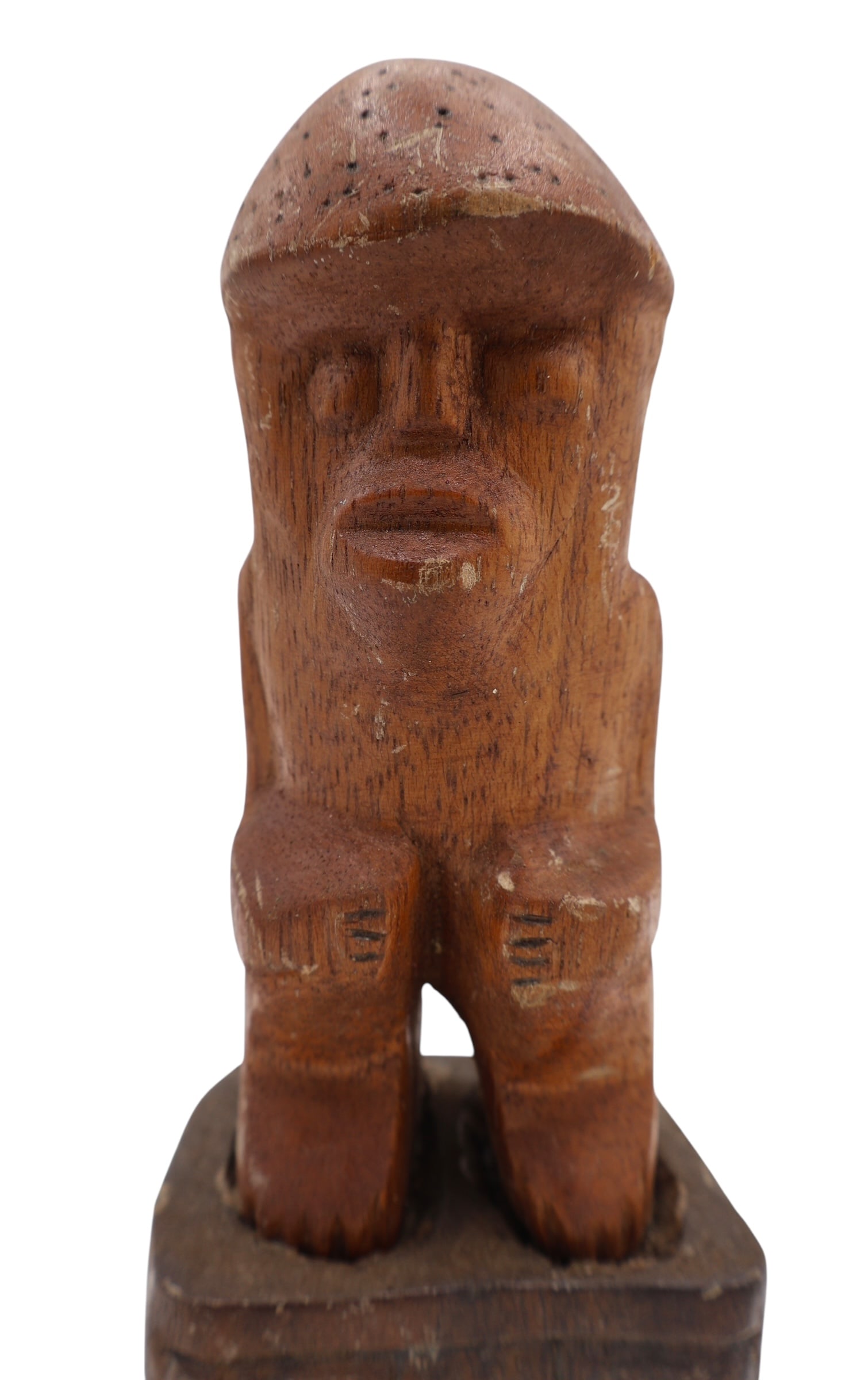 A Pre Columbian Phallic Wood Carved Figure (1 of 6)