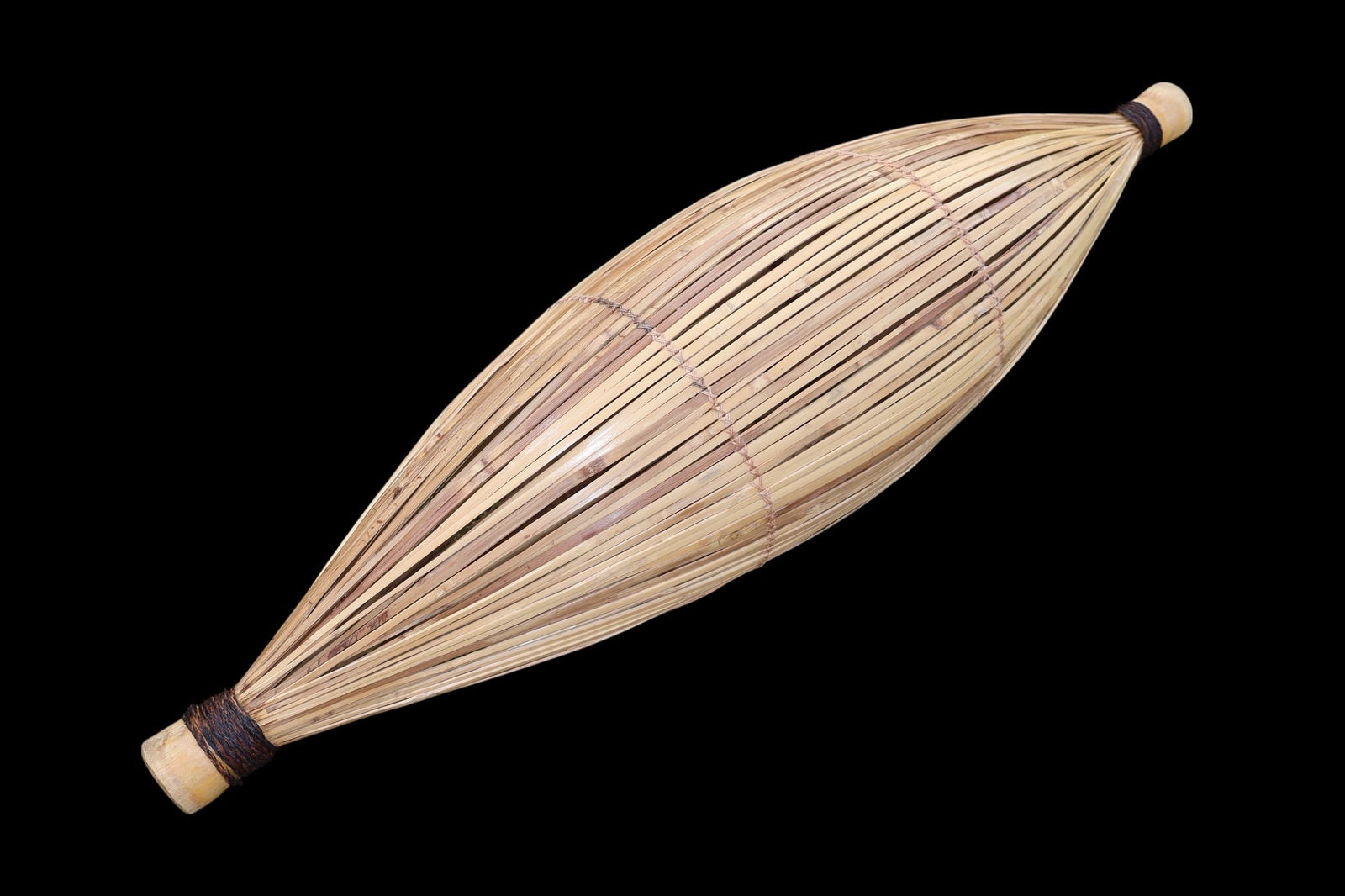 A Large Tahitian Woven Bamboo Fish Trap (1 of 7)