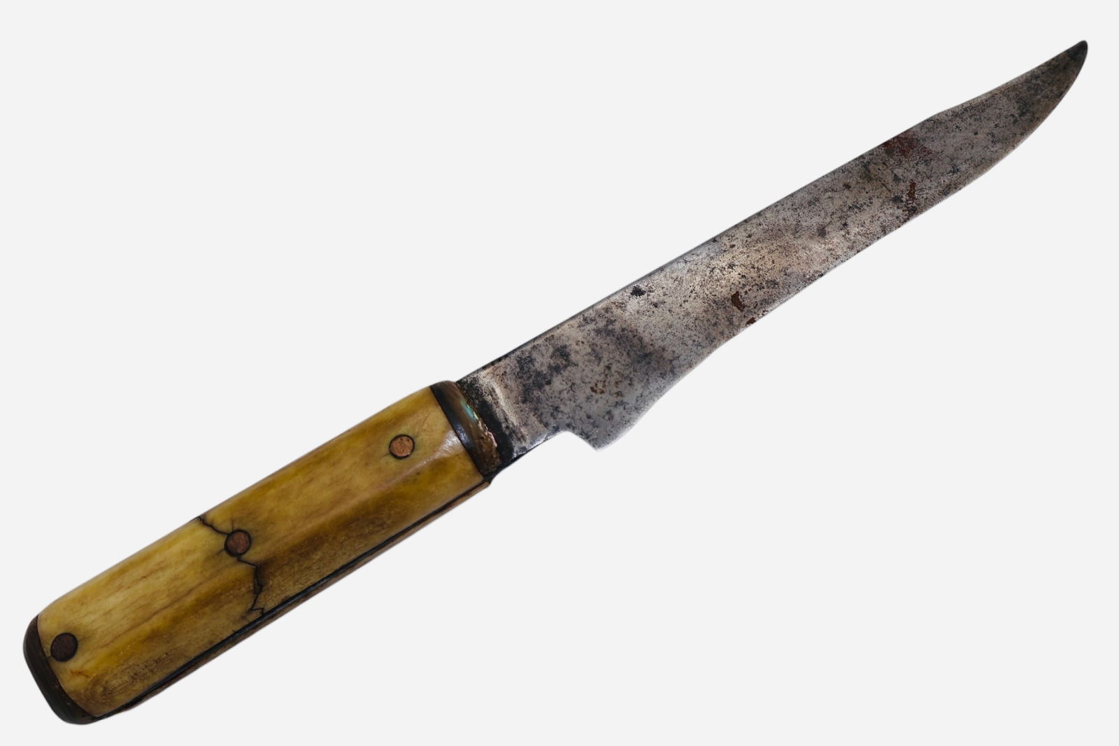 An Antique Handmade Bowie Style Fighting Knife (1 of 6)