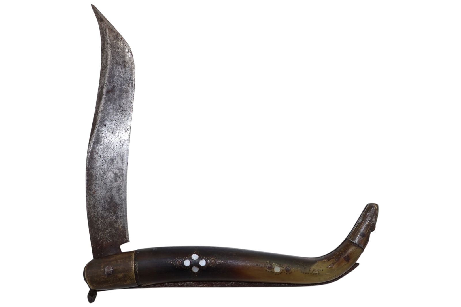 A Rare and Early Spanish Navaja Folding Knife (1 of 11)