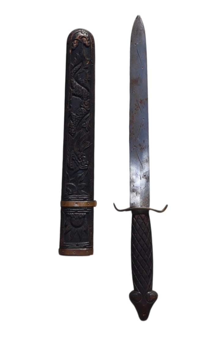 An Older Small Chinese Jian Sword (1 of 9)