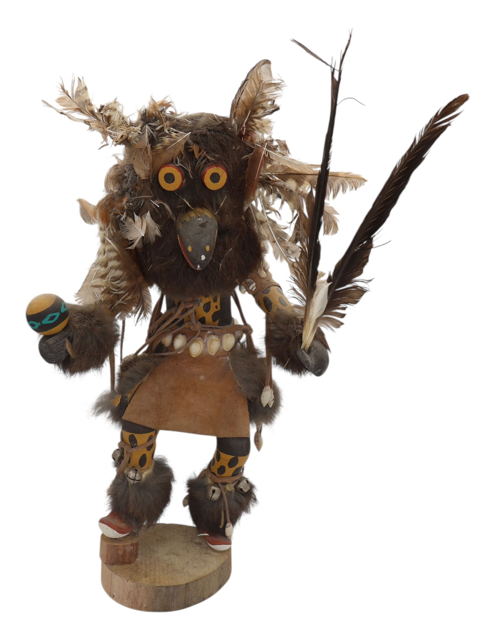 A Large Owl Man 20th Century Kachina Doll (1 of 7)