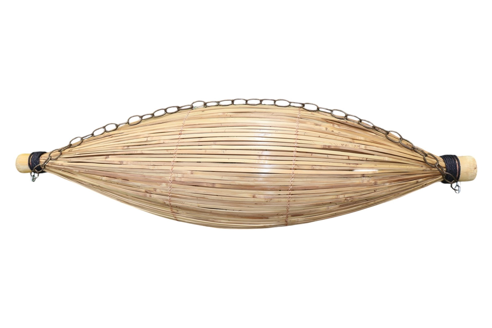 Large Tahitian Woven Vintage TIKI Bamboo Fish Trap (1 of 7)