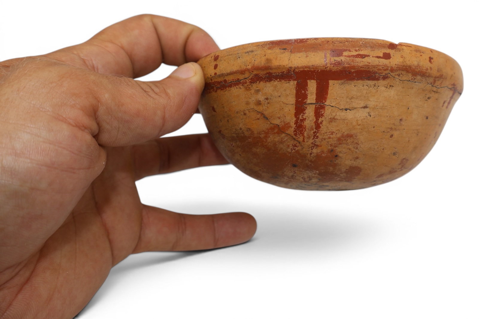 A Pre Columbian Maya Culture Pottery Bowl Vessel (1 of 8)