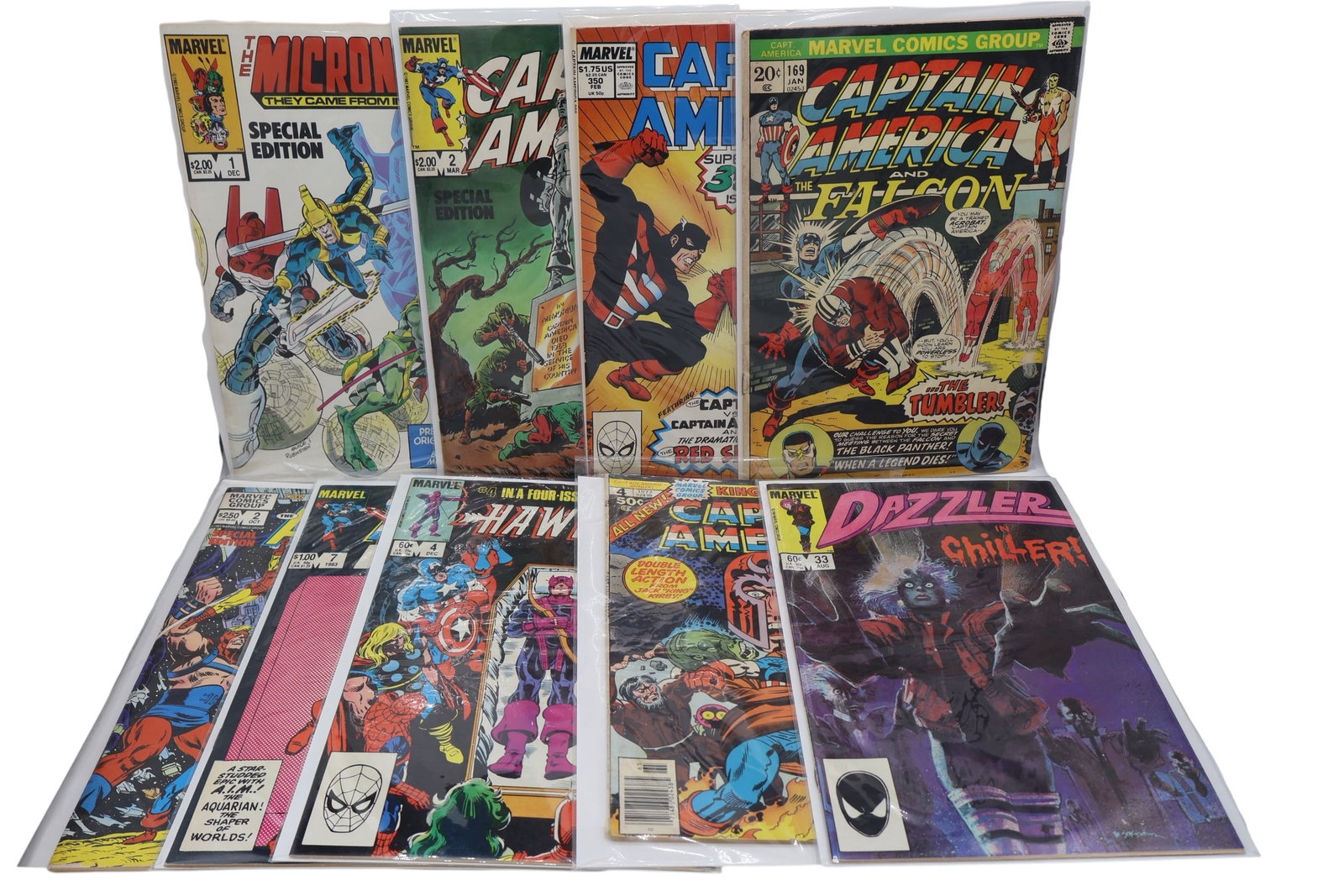 Vintage Comic Book Lot - Micronauts / Captain America RAW UNGRADED (1 of 7)