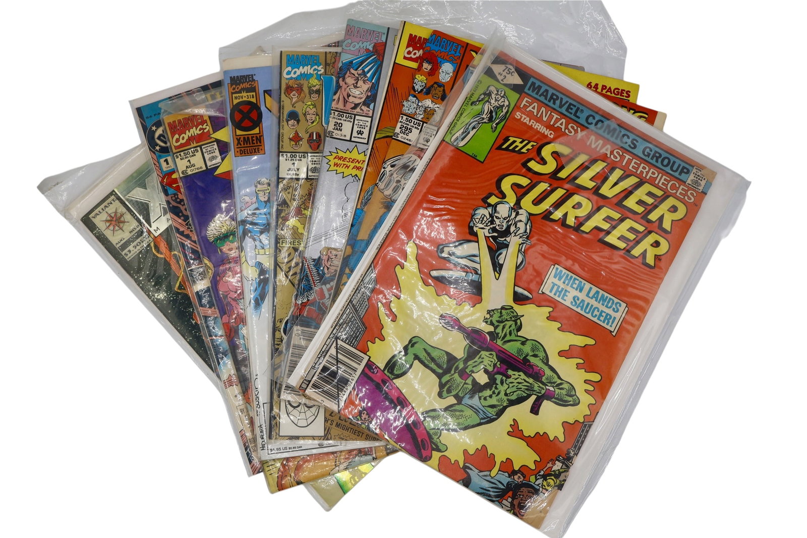 Vintage Comic Book Lot - Silver Surfer X-Men RAW UNGRADED (1 of 6)