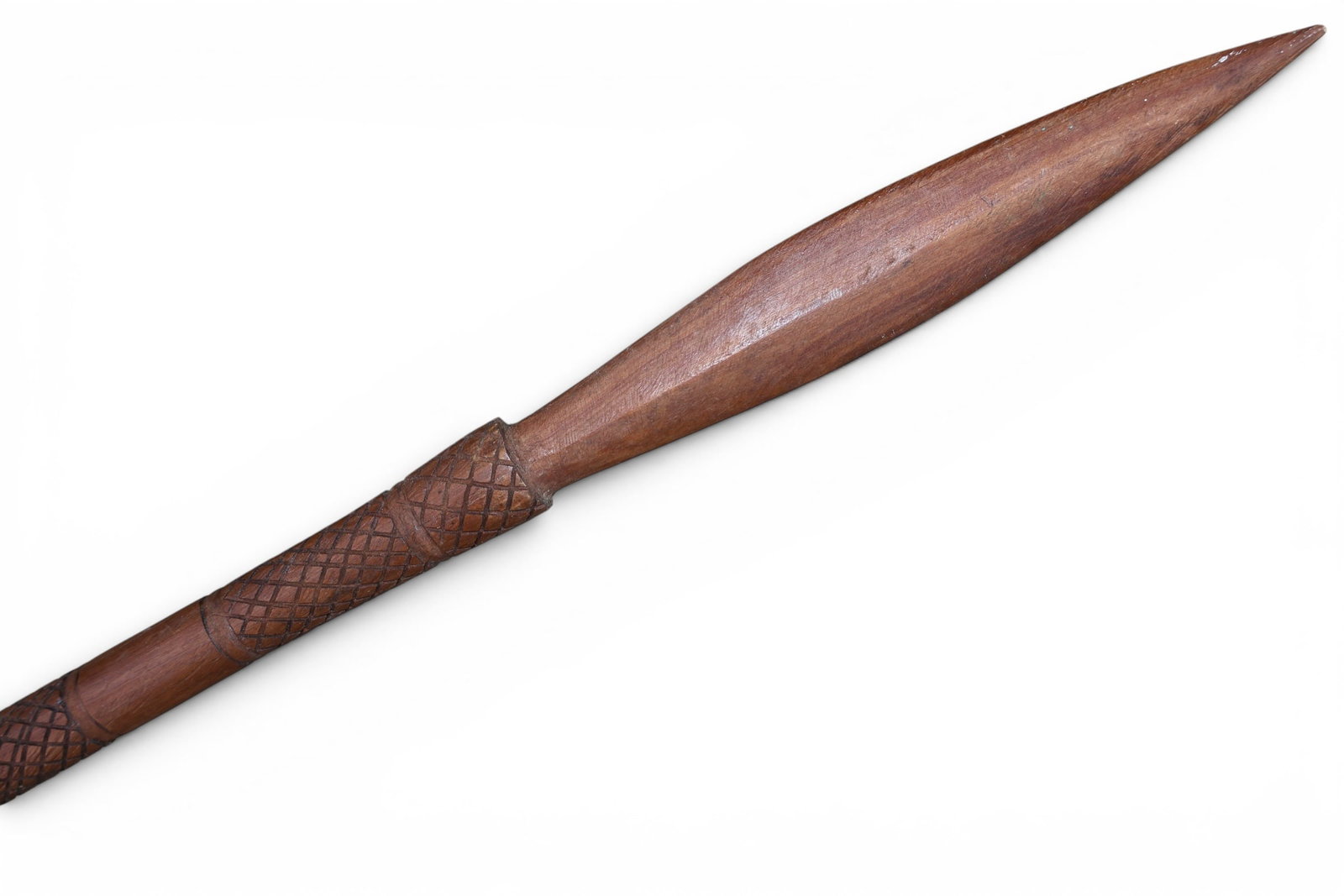 A Samoan or Tongan Wood Carved War Club (1 of 9)