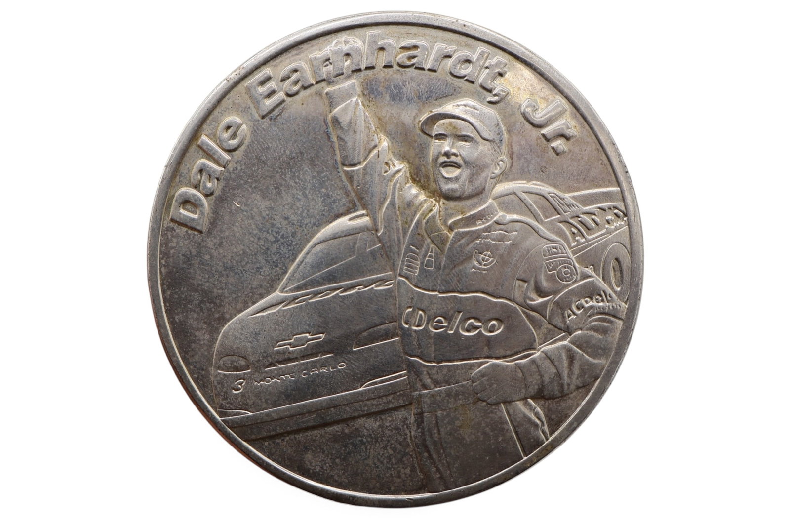 A Large Dale Earnhardt Commemorative Medallion