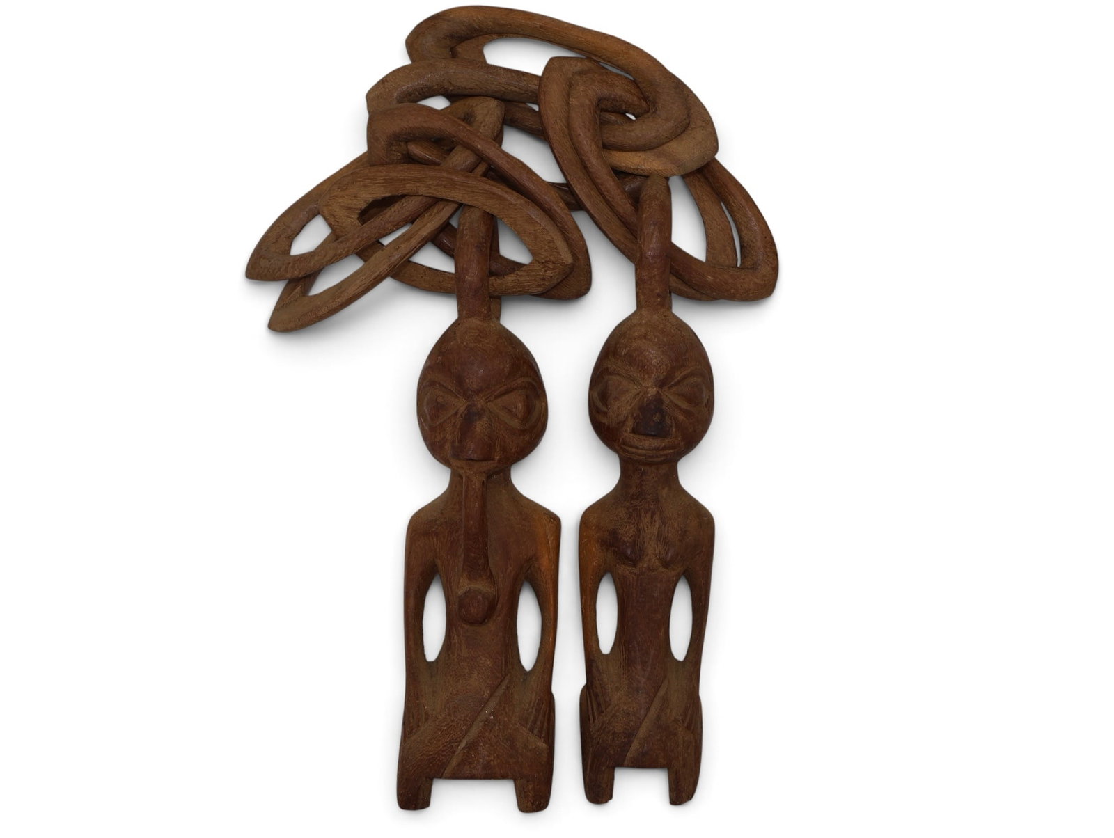 A Yoruba Ibeji Wood Wedding Chain (1 of 8)