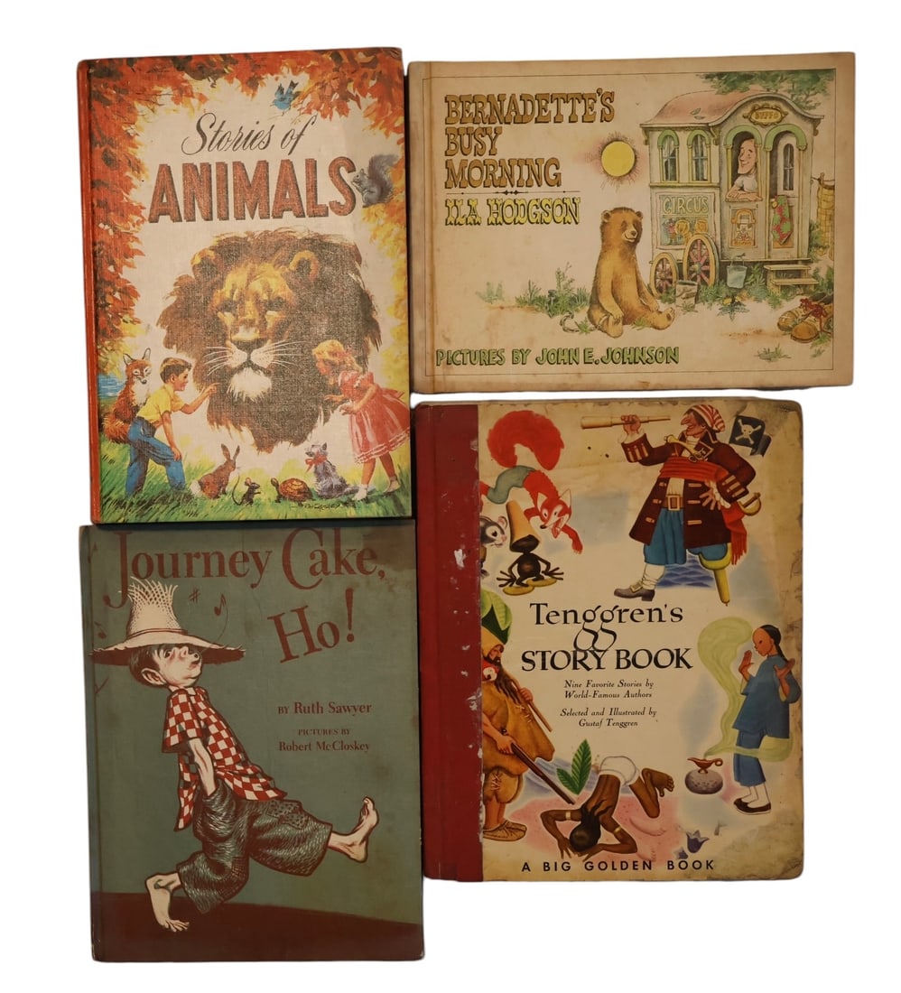 A Collection of Kids Story Books : Journey Cake Ho, Story Book: Various vintage titles.