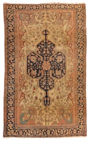 Antique Farahan Sarouk Rug