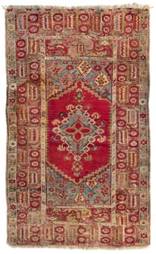 Antique Turkish Gordez Rug