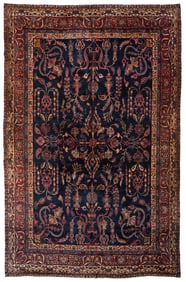 Antique Lavar Kerman Rug