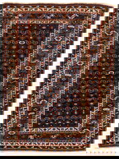 Antique Russian Chichi Rug: Antique Russian Chichi Rug 5.7 x 4.2 ft