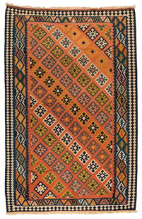 Vintage Kilim Rug: Vintage Kilim Rug 5.7 x 8.7 ft