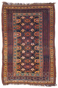 Antique Karabagh Rug: Antique Karabagh Rug 3.3 x 5 ft c. 1880-1900