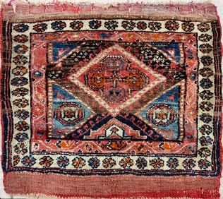 Antique Kurd Mini Mat Rug