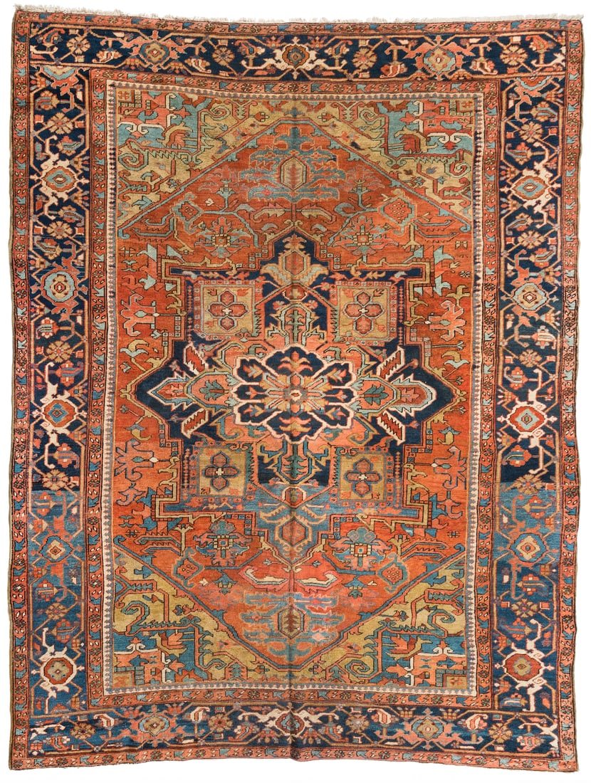 Antique Heriz Rug
