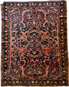 Antique Persian Lilihan Rug