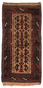Antique Baluch Mini Rug