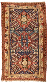 Antique Caucasian Soumak Rug