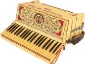 La Fleur, Coronation Model, Risomante de Luxe Accordion, Italia