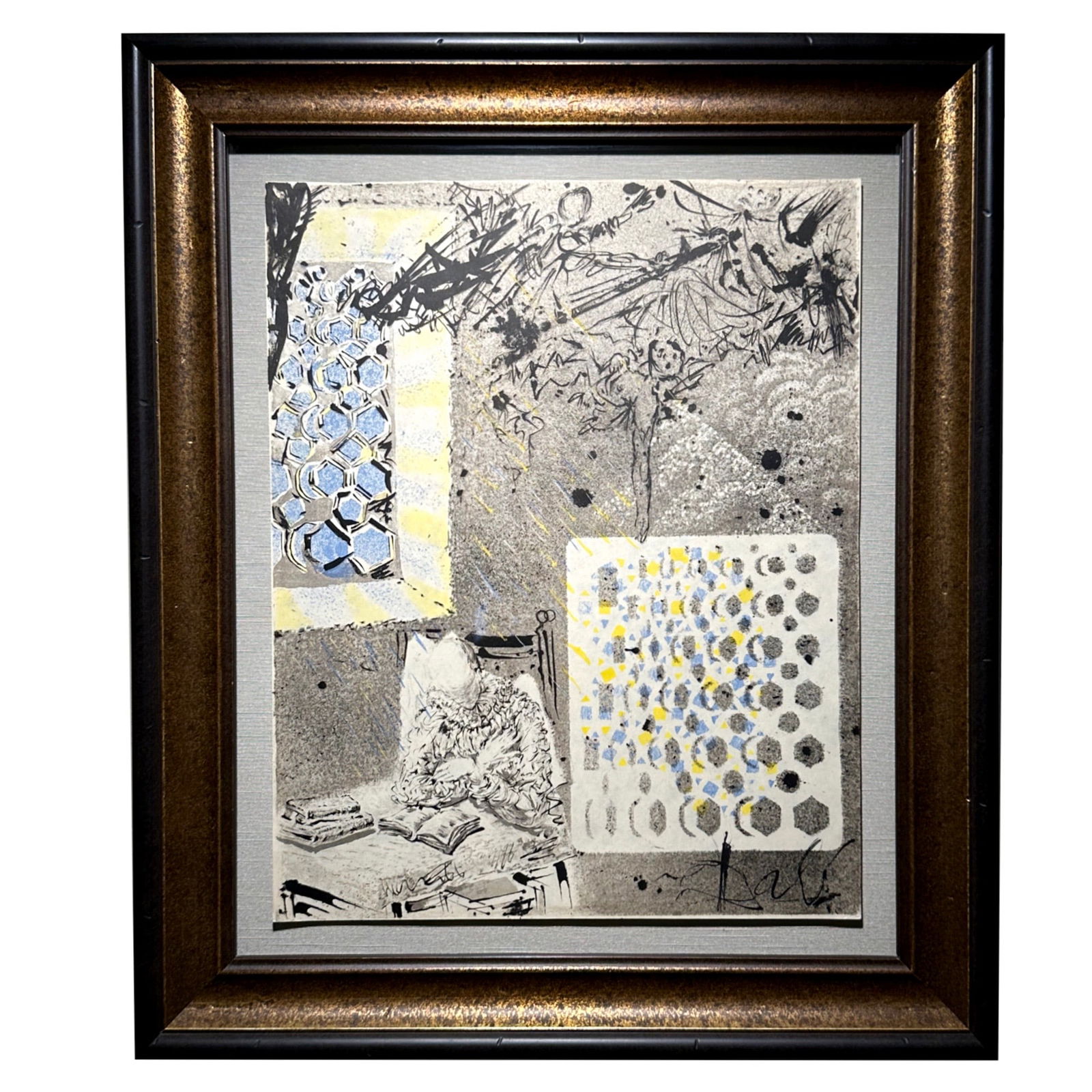 Page from Sketchbook #1 by Salvador Dali: This work presents a compelling surrealist composition attributed to Salvador Dalí, drawn from a page-from-sketchbook concept that reflects the artist’s highly personal and experimental working pro