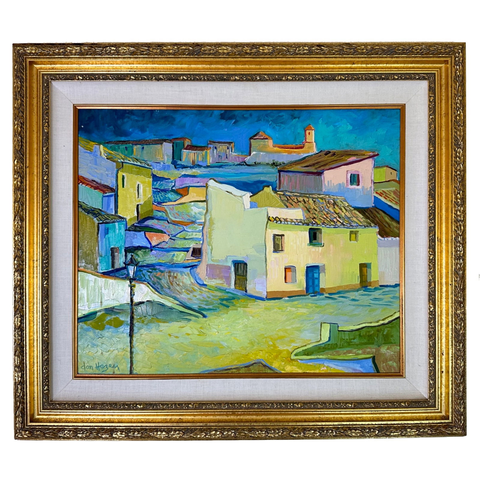 Pueblo de Colores by Don Hazen (1 of 2)