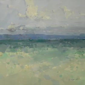 Pacific Highway Ocean Impressionism Original oil Painting, Ready to Hang