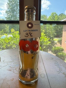 Coca Cola Centenial Silver Bottle