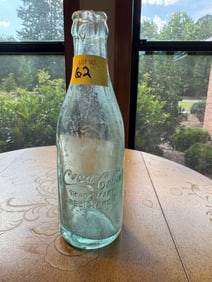 Old Coca Cola bottle Embossed Lettering