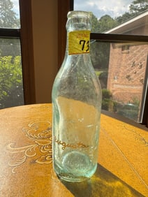 Embossed Augusta, GA Coke bottle- chipped top