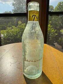Embossed Savannah, GA Coca Cola Bottle #2