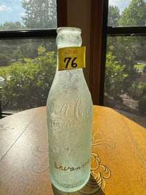 Embossed Savannah, GA Coca Cola Bottle #3