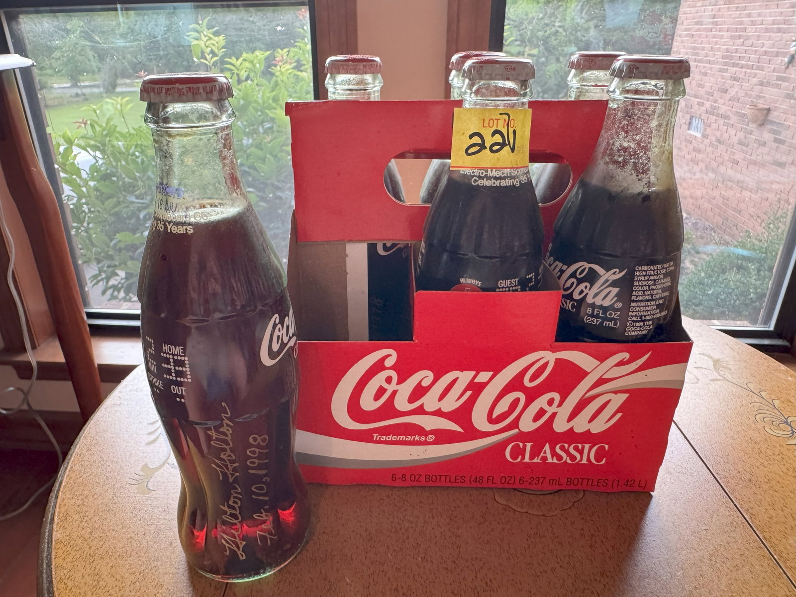 6pk Electro Mech Coca Cola Bottles #8 (1 of 1)