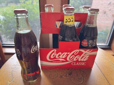 6pk Electro Mech Coca Cola Bottles #9