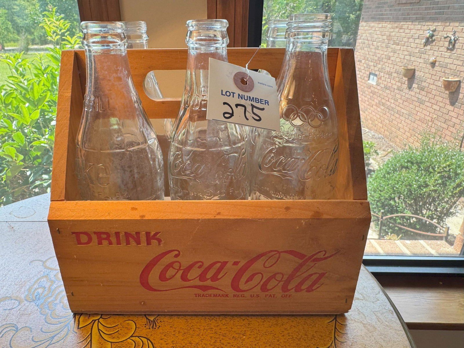 Clear Coca Cola Bottles 6PK (1 of 1)