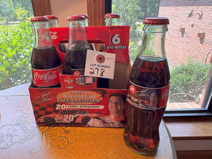 6pk Nascar Winston Cup Championship Coca Cola Bottles: 2002 Tony Stewart 6pk