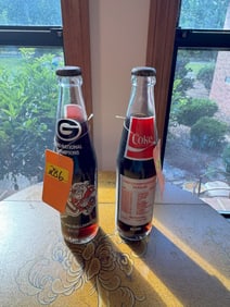 (2) GA 1980 Nat Champions Coke Bottles #2