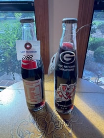 (2) GA 1980 Nat Champions Coke Bottles #4