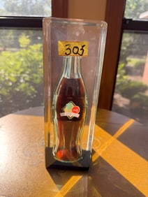 Coca Collectors Club Glass Encased Coca Cola Bottle